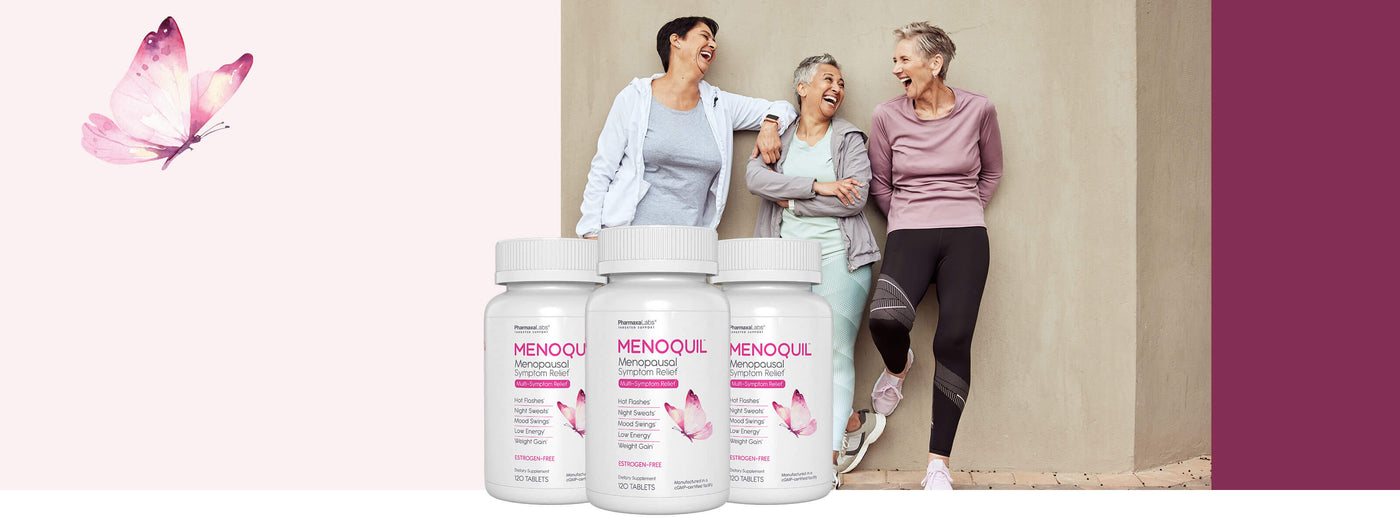 Menoquil Review – Natural Menopause Support Supplement Bottle